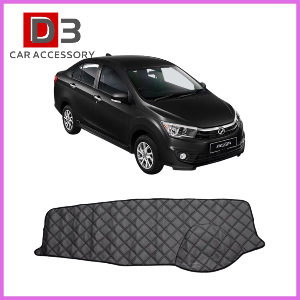 Perodua Bezza Dashboard Cover Black Line Car Accessories Shopee Malaysia