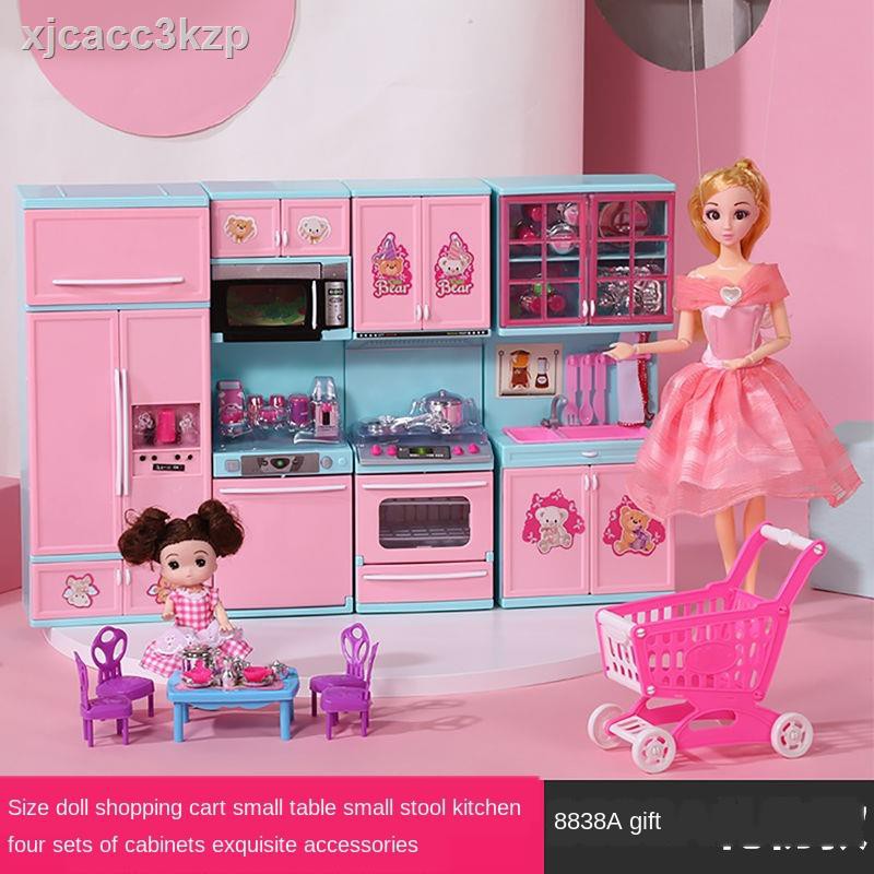 barbie doll pink kitchen