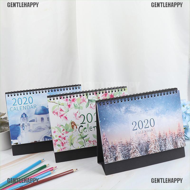 Gentlehappy 2020 Calendar Pink Memories Kawaii Desk Calendar