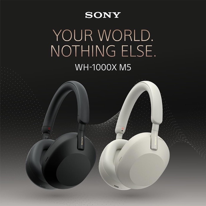 Sony WH1000XM5 Active Noise Cancelling Headphones Black