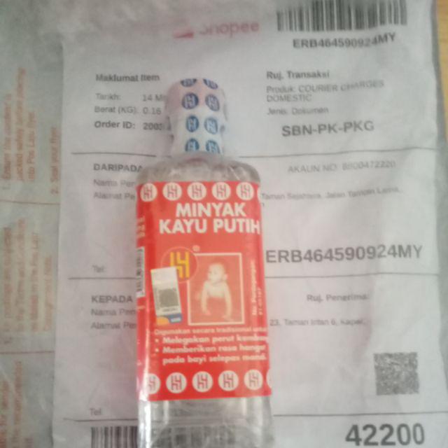 Hy Minyak Gamat Asli Langkawi/ Kayu Putih 60ml  Shopee 