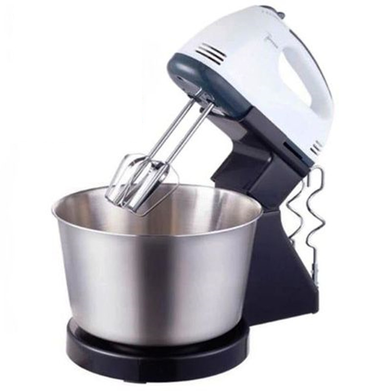 Double Beater 7 Speed Hand Beater Stand Mixer 1.7L Bowl Stainless Steel