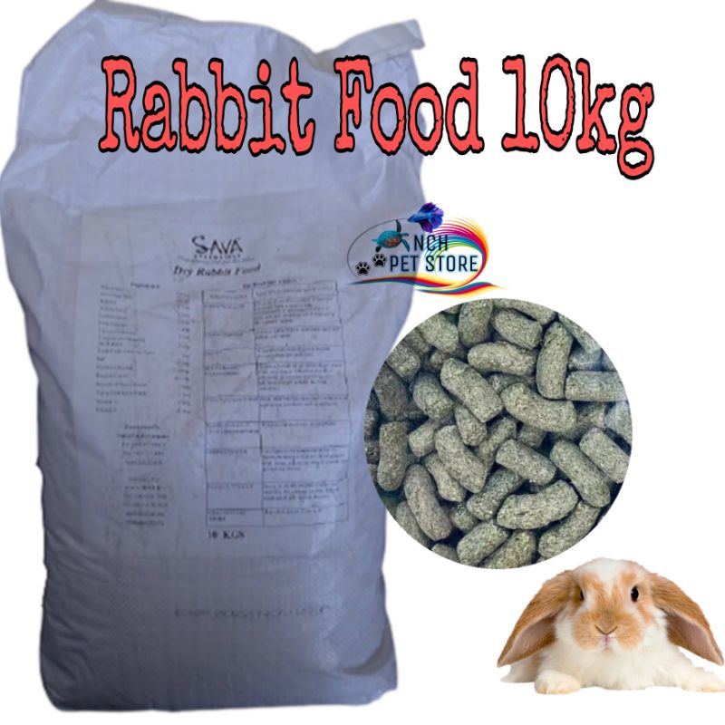 Sava Makanan Arnab Rabbit Food 10kg(guni) 