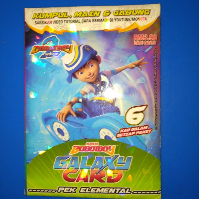 BoBoiBoy Galaxy Card : Pek Elemental | Shopee Malaysia