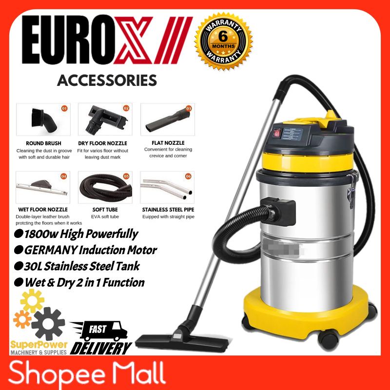 EURO X/EURO POWER/EPPLE/VACMASTER/ECO POWER WET/DRY 3 IN 1 Multi-Purpose VACUUM CLEANER