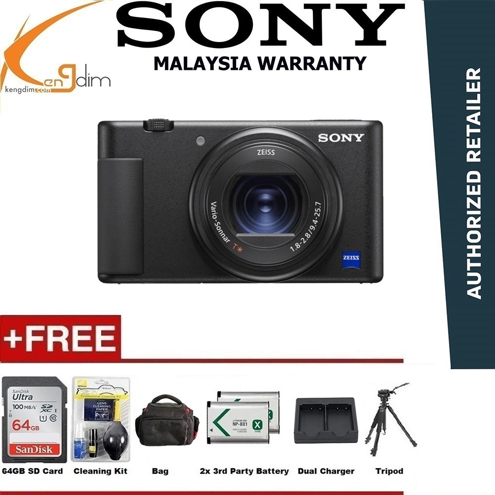 ( READY STOCK) Sony ZV1 ZV1 Digital Camera (SONY MALAYSIA 15 MONTHS