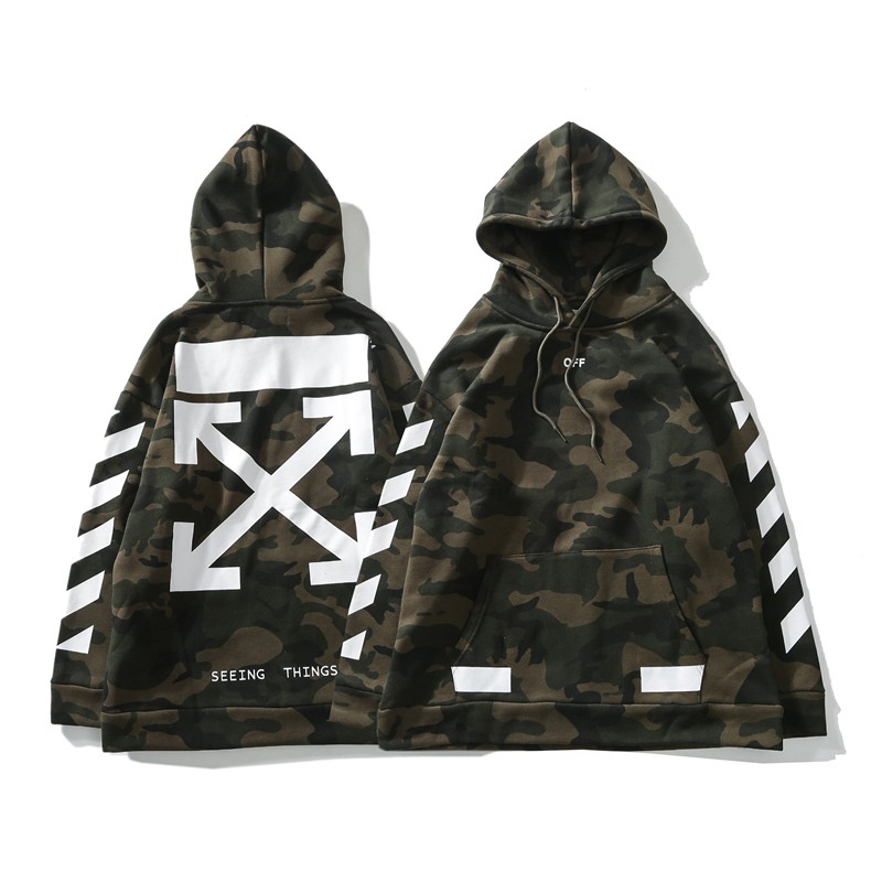 off white camouflage sweater