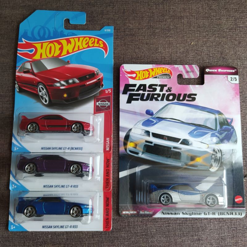 Buy Hot Wheels Nissan Skyline Gt R R33 nr33 Then And Now Nissan Quick Shifters Seetracker Malaysia