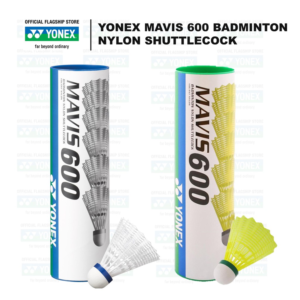 Yonex Mavis 600 Badminton Nylon Shuttlecock (6 IN 1) Shopee Malaysia