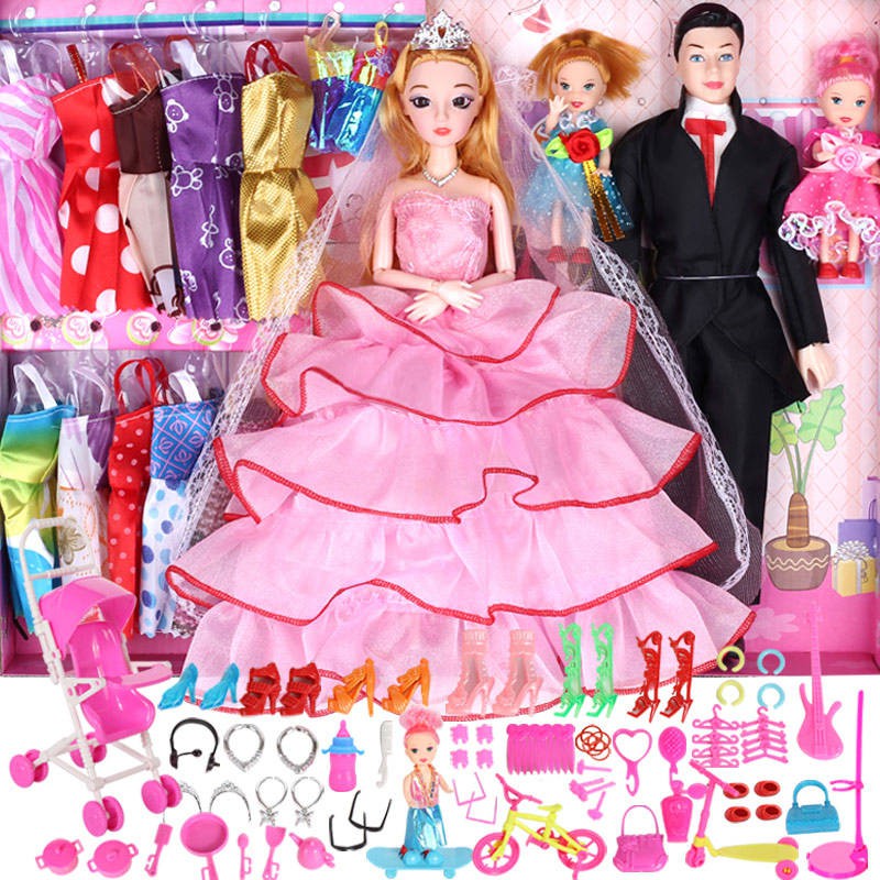 Mainan Patung Barbie Barbie Doll Berpakaian Boneka Barbie Asing Kotak Hadiah Besar Gadis Puteri Bermain Rumah Perkahwinan Anak Mainan Rumah Hadiah Ulang Tahun Shopee Malaysia
