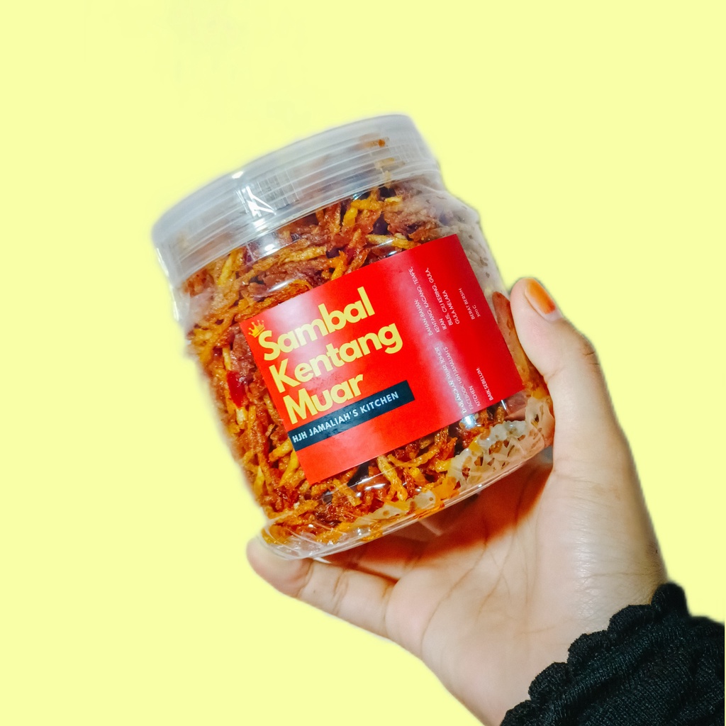 SAMBAL KENTANG BILIS (kacang, tempe, ikan bilis) Padu! Sedap! [300g]