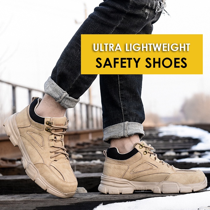 [Ready Stock] Safety Shoes Ultra Lightweight Below 800G Kasut Safety ...