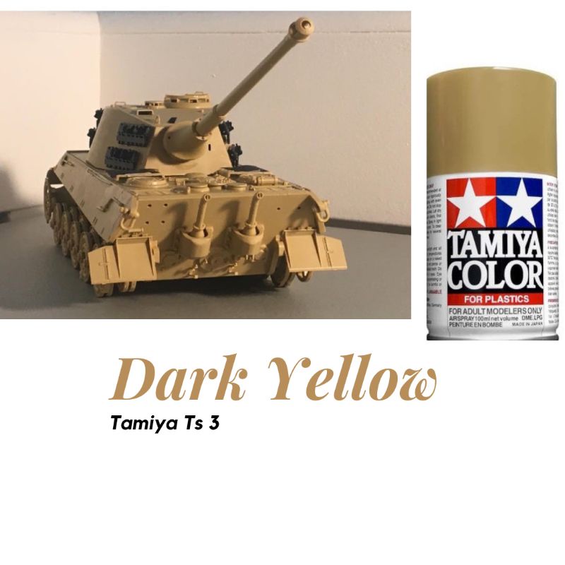 Tamiya Scale Model Spray Paint Ts Dark Yellow Ml Shopee Malaysia