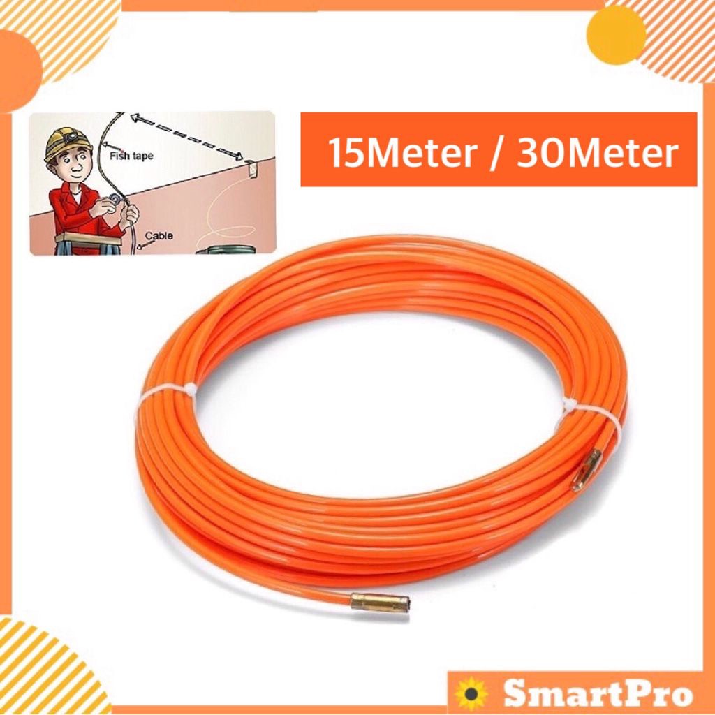 Nylon Cable Puller Conduit Ducting Wire Puller 15Meter / 30Meter Shopee Malaysia
