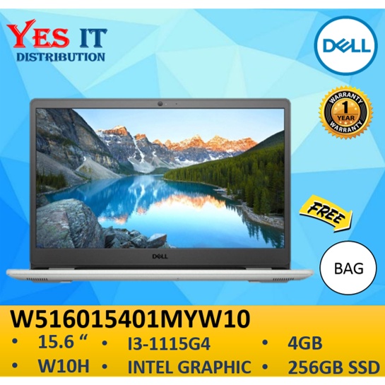 Dell Inspiron 3501 W516015401myw10 Laptop I3 1115g4 4gb 256gb Ssdintel Graphic W10 156 0091