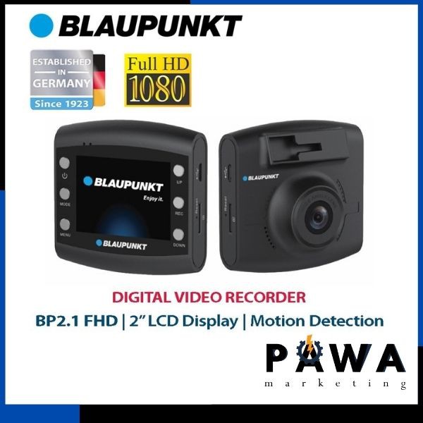 Blaupunkt BP2.1 FHD 1080P 2" LCD Car Dash Cam Camera DVR Digital Video