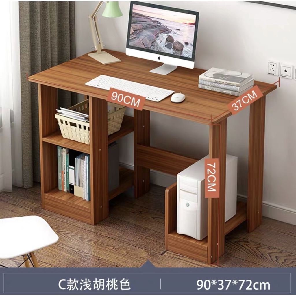 Comes Computer Table Wood 80/90/100/120cm PC Study Desk Tables Working