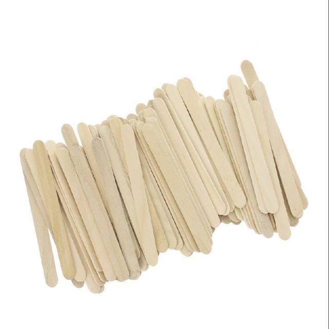 DIY Craft Ice Cream Wooden Sticks / Batang Aiskrim (100pcs) | Shopee