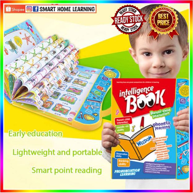 Intelligence Sound Book Early Learning Educational Toys Electronic