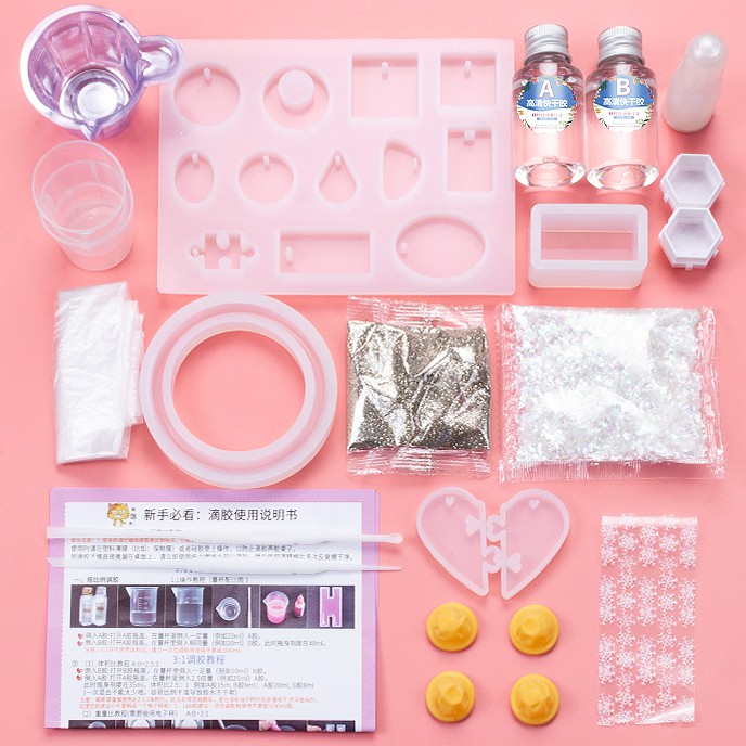30pcs DIY Crystal Epoxy Resin Starter Kit, Epoxy Resin Supplies for