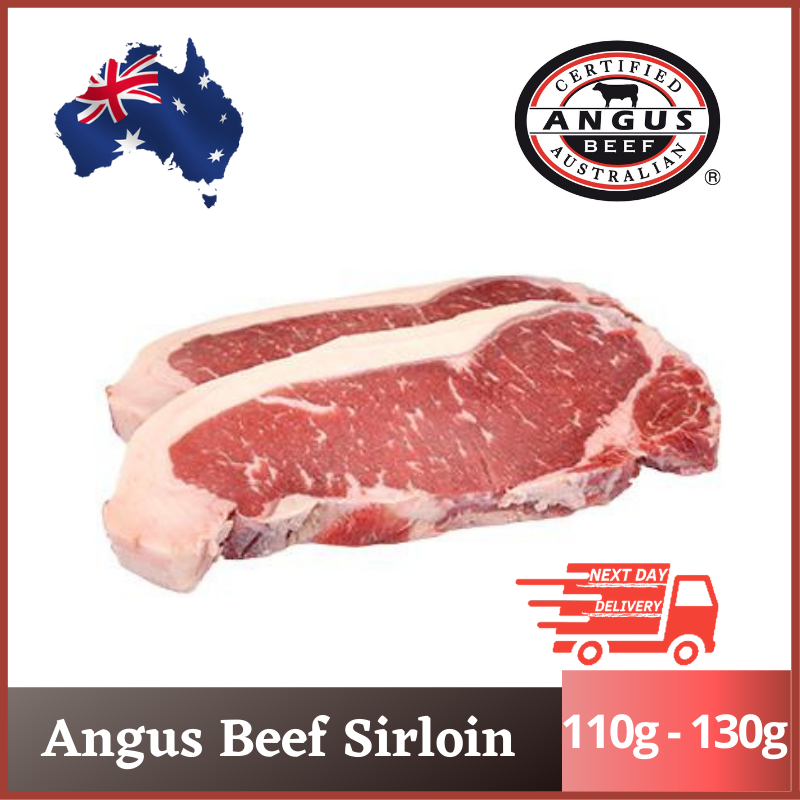 Australia ANGUS Beef Sirloin 110g-130g (Vacuum Packed) Grass Fed ...