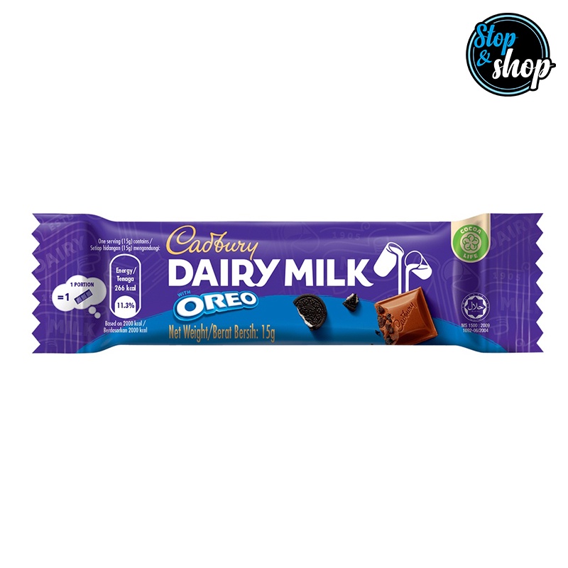 Cadbury Dairy Milk Oreo [15g x 1] Shopee Malaysia