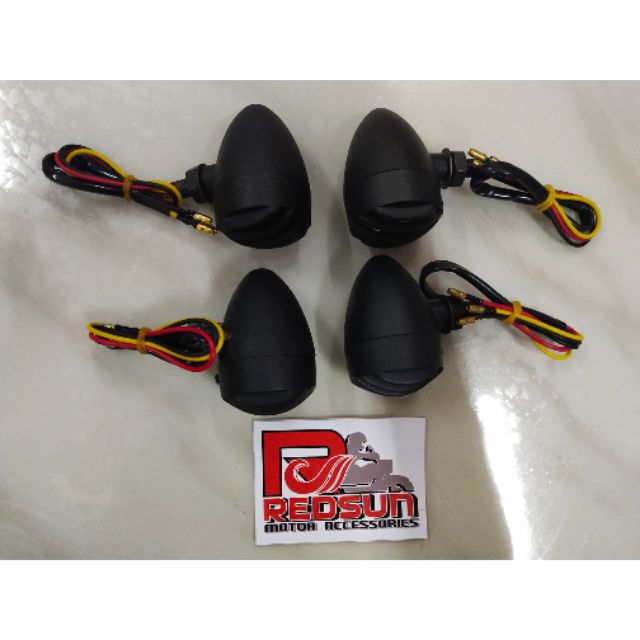 4pcs × Chopper/Bobber/Cafe Racer/Tracker Signal Light Motorcycle