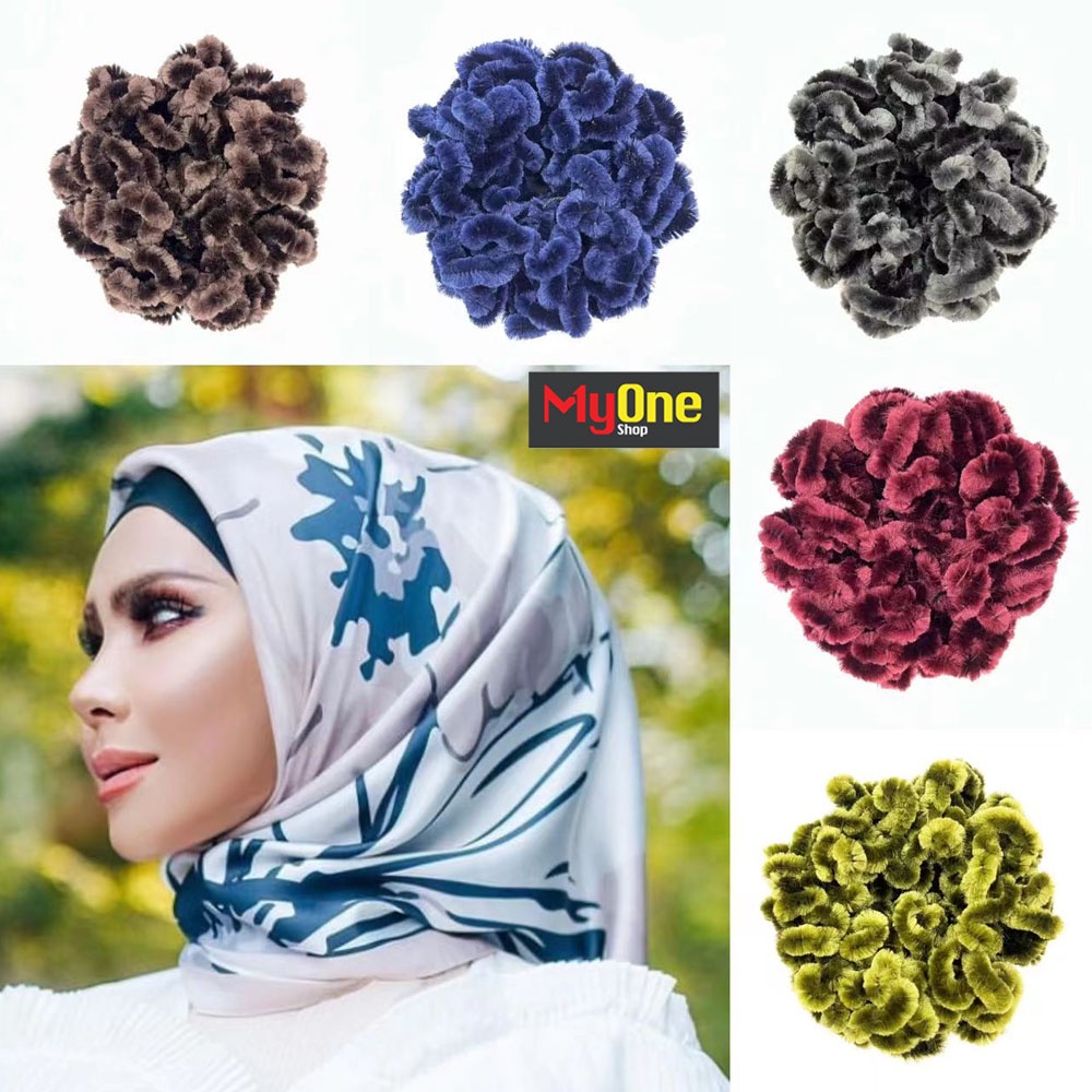 Sanggul Rambut Che Ta Getah Rambut Sanggul Arab Viral Pony Tail Hairband Scrunchie