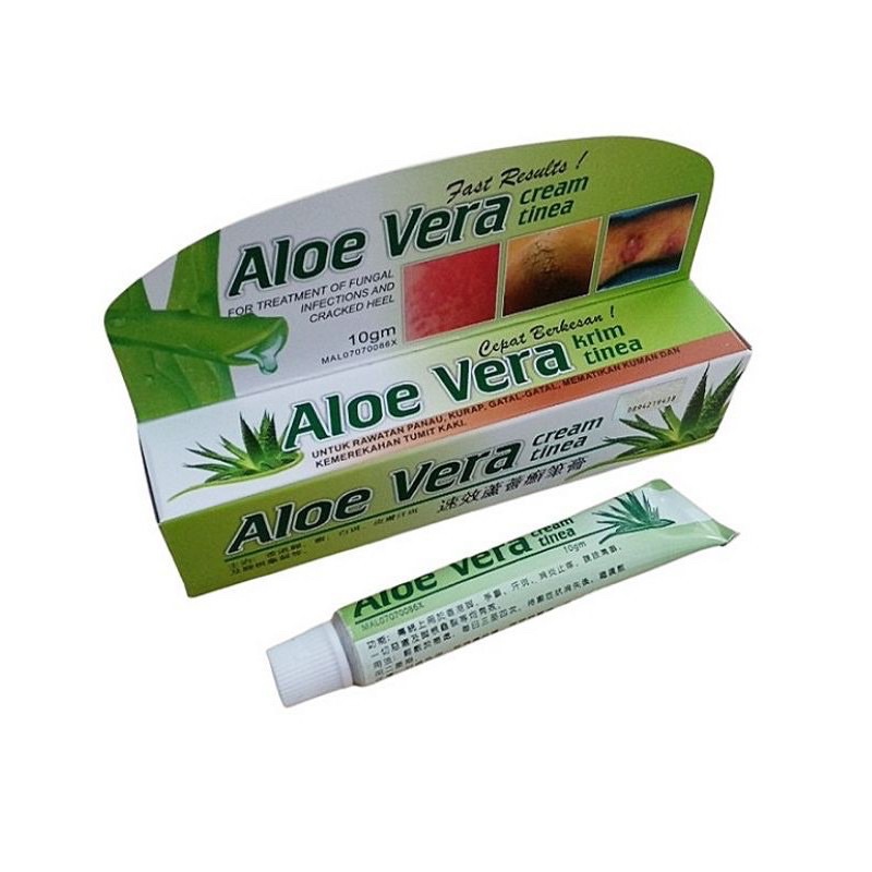 Aloe Vera Cream Tinea Original (10 ML) Shopee Malaysia