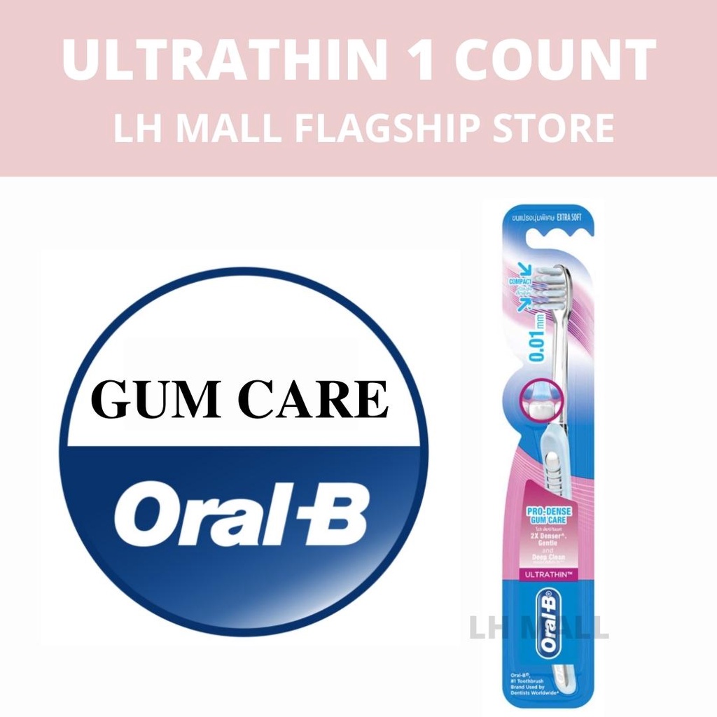 Oral-B UltraThin Pro-Dense Gum Care Manual Toothbrush 1S ( Lhmall ...