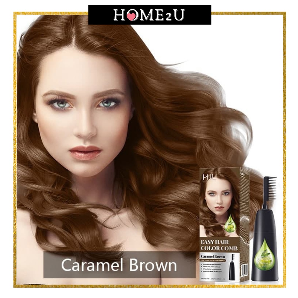 HJL Hair Joy Love Easy Hair Color Comb No Ammonia Long Lasting Permanent Hair  Dye With Easy Comb 易梳彩染发剂 【Home2u】 | Shopee Malaysia