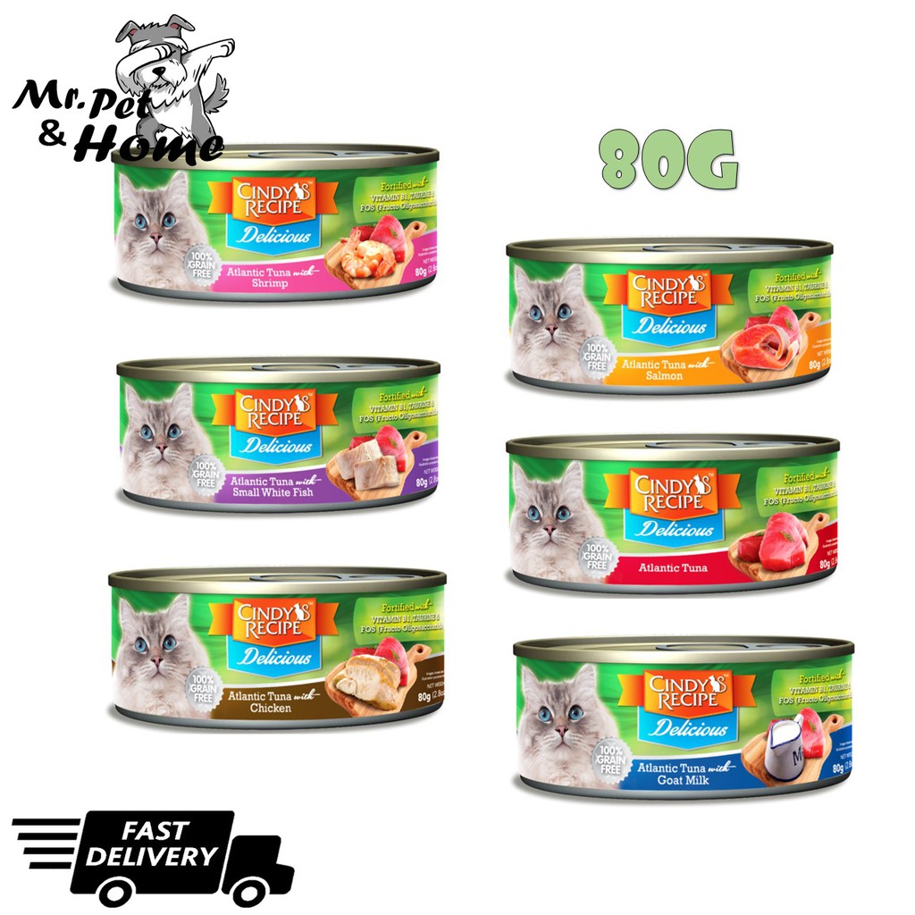 CINDY DELICIOUS CAT CAN FOOD 80G | Shopee Malaysia