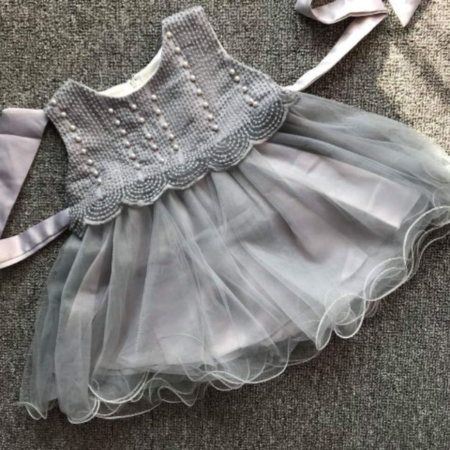 grey baby dress