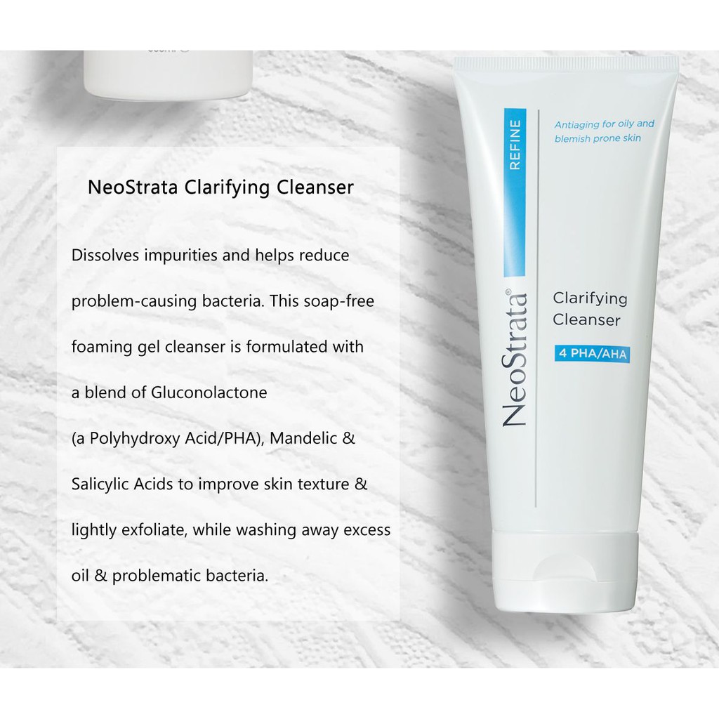 NeoStrata Clarifying Facial Cleanser 4 PHA /AHA 200ml Oily and  blemish-prone Skin Original dari Klinik kulit berminyak | Shopee Malaysia