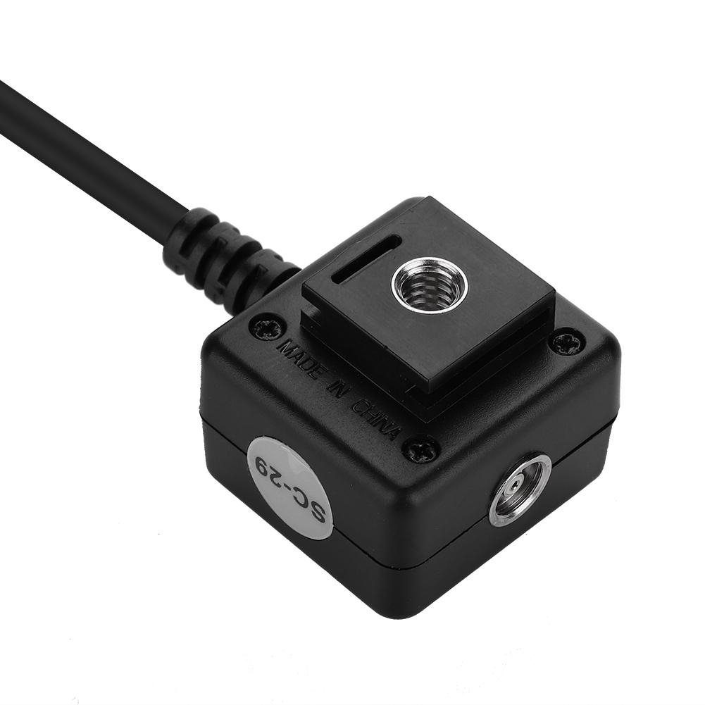 Acouto 1.5m TTL OffCamera HotShoe Flash Sync Extension