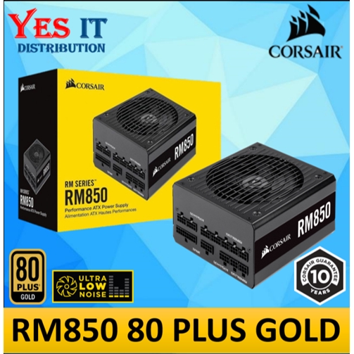 Corsair RM Series RM850 850W 80 PLUS Gold Certified Fully Modular PSU ...