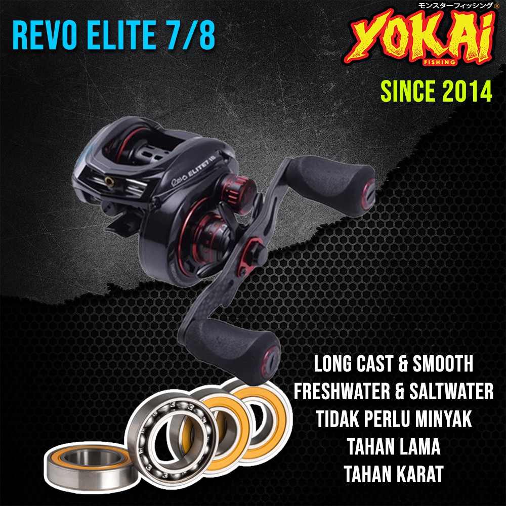 Bearing Abu Garcia Revo Elite 7 8 Hybrid Ceramic Bearing Yokai Shopee Malaysia