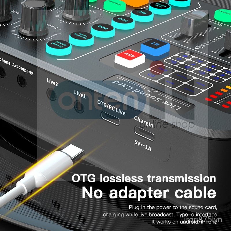 M6 Professional Live Sound Card Noise Reduction Sound Board Sound Mixer