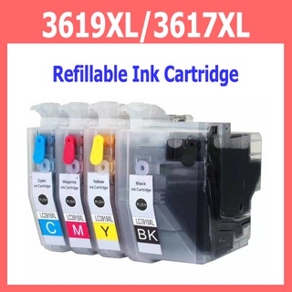 UniPrint 4pcs Empty refillable ink cartridge for Brother DCP-J100 DCP-J105 MFC-J200 J100 J105 J200 LC569/539/529/139/129/119/109