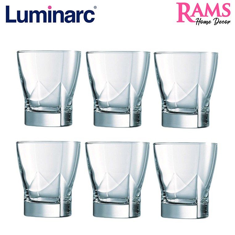 Luminarc 6 Pcs Glass Set 300ml Structure Shopee Malaysia 3925