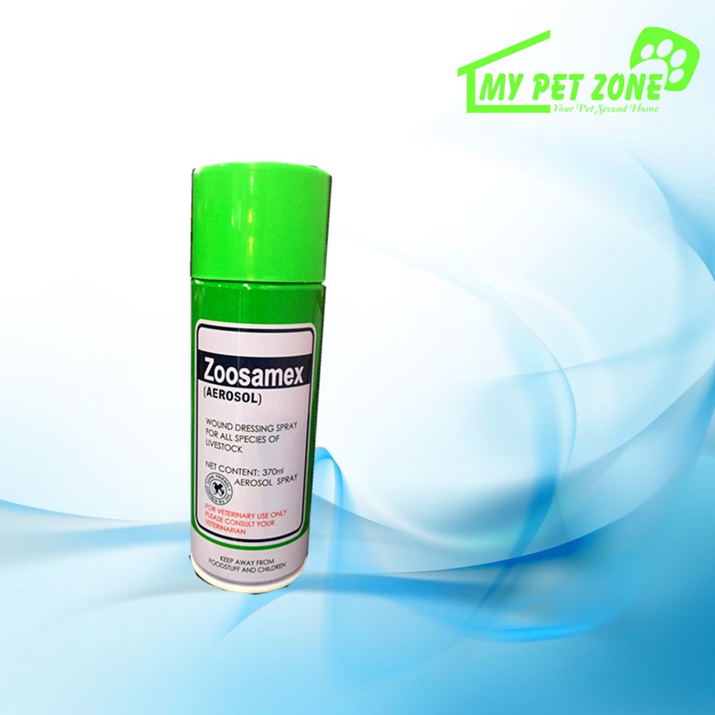 Zoosamex Aerosol Pets Wound Dressing Spray 370ML Shopee Malaysia