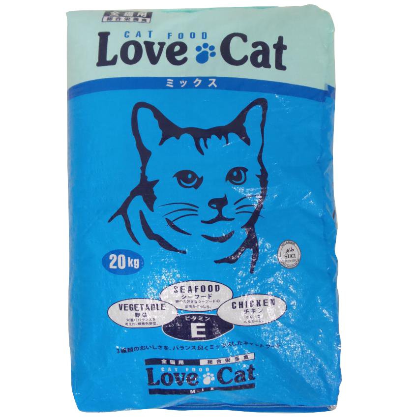 makanan kucing LOVE CAT FOOD 20KG Shopee Malaysia