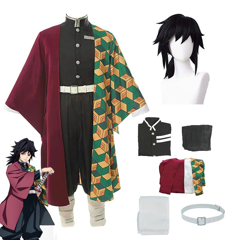 Giyu Tomioka Cosplay Demon Slayer Kimetsu No Yaiba Cosplay Costumes ...