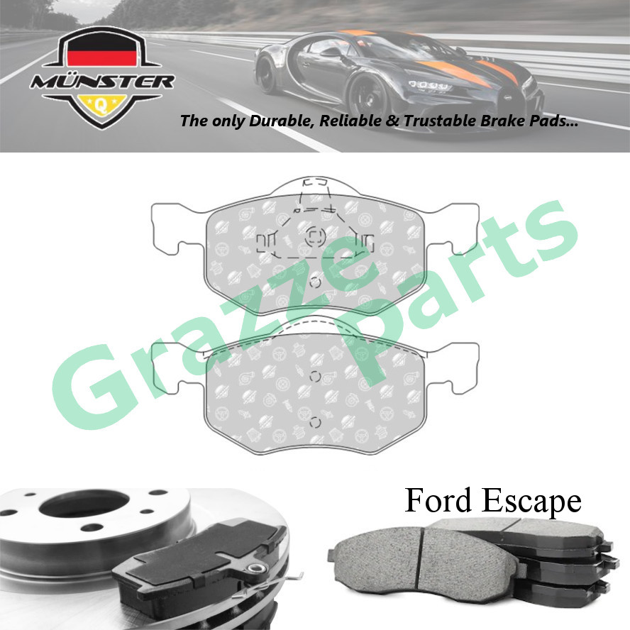 Münster Disc Brake Pad Front for Ford Escape A34 2.3 XLT 3.0 Duratec 2011 J87 L3-VE - 2