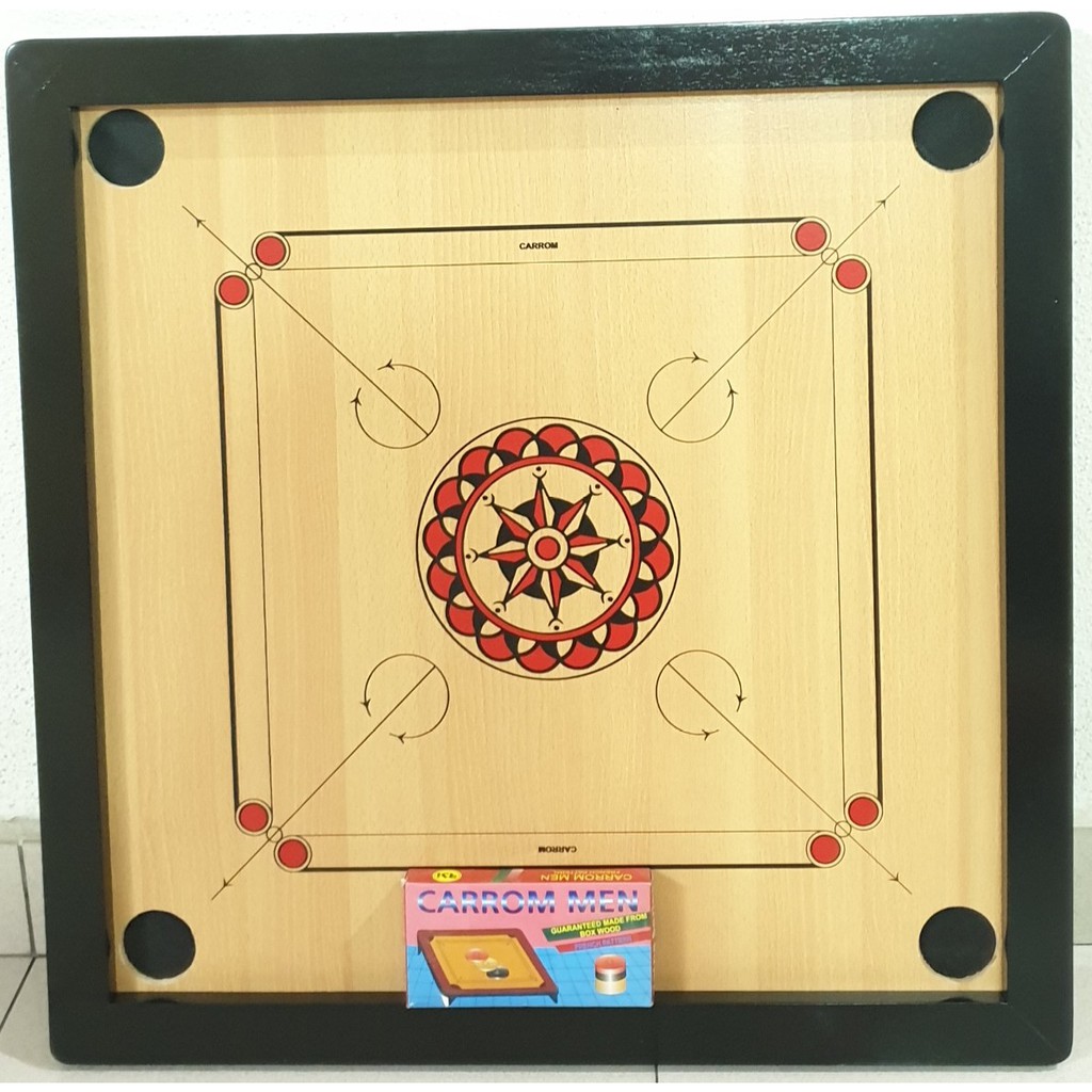 700 2in1 Carrom Board with Checkers (Dam Aji) Shopee Malaysia