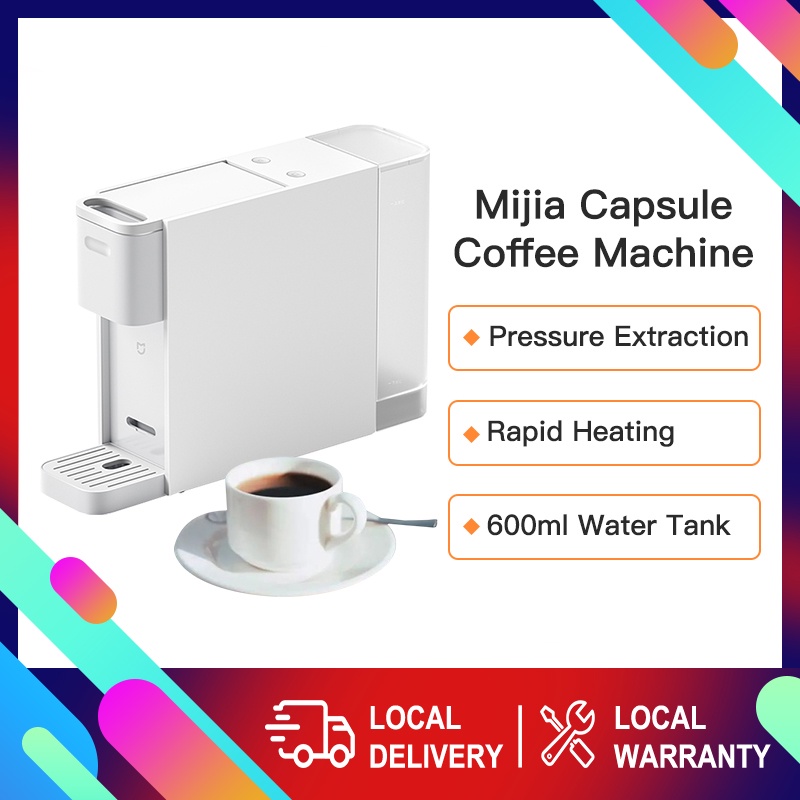 [20 Capsule Coffee] Xiaomi Mijia S1301 Capsule Espresso Coffee Machine Maker (One-Click Extraction)