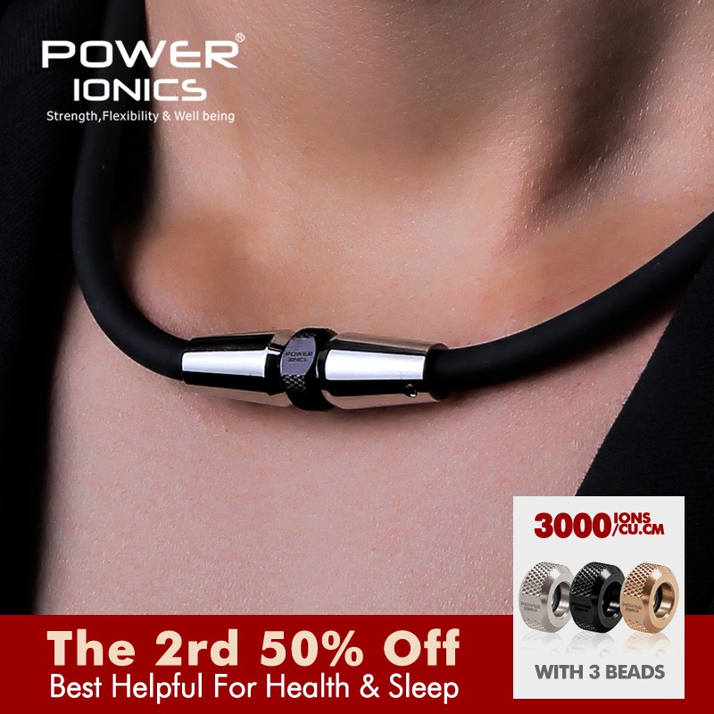 POWER IONICS FDA Medical Device Registration 3000ions/cc Anion Fashion Sports Golf Baseball Titanium Ion Pendant Necklace Friends Lover Family Health Gifts