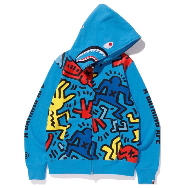 keith haring bape hoodie