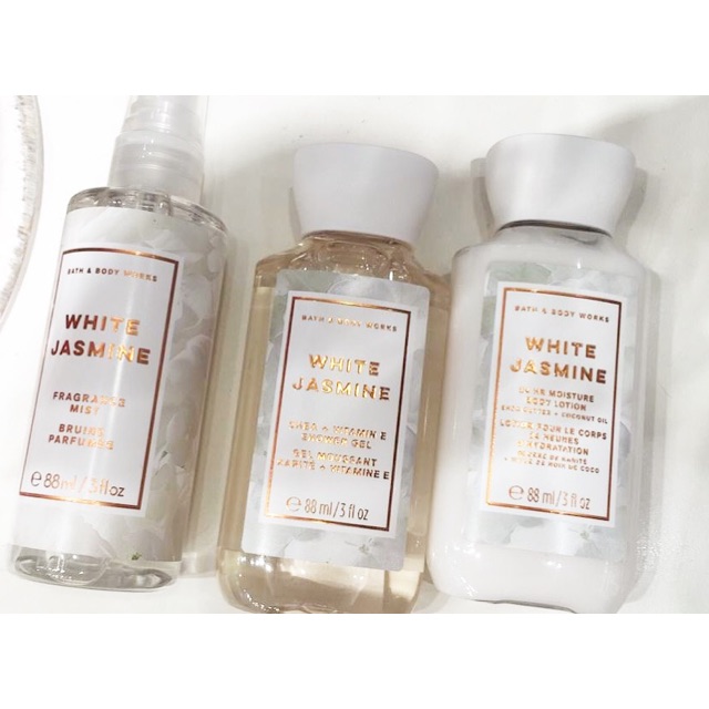 Bath Body Works White Jasmine Range Shopee Malaysia