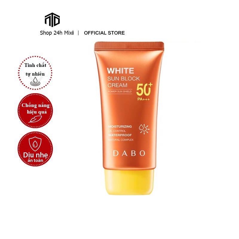 Korean Sunscreen Clean Oily Skin For Oily, Acne, Sensitive Skin Dabo